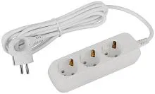 Удлинитель электрический UDL-16-330-E Greenline 3 розетки с заземлением 3м ПВС 3х1кв.мм Эра Б0064970