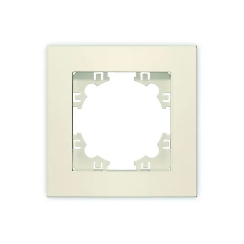 Рамка 1-м Афина сл. кость (ivory) Universal A0053-I
