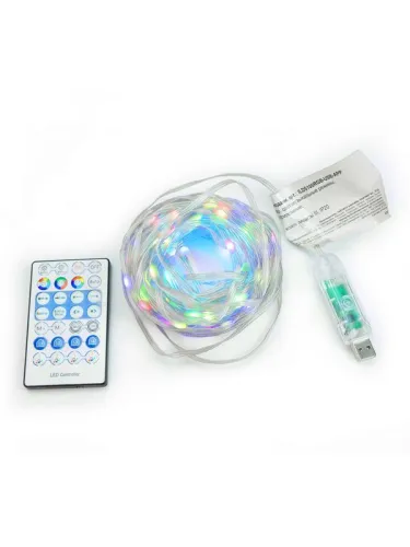 Гирлянда "Нить" ILDS100RGB-USB-APP LED RGB 10м с USB разъемом IP20 SHLights 4690601052735 фото 2