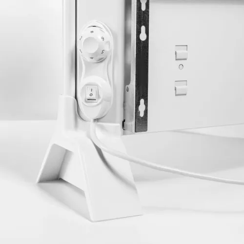 Конвектор 500Вт с мех. термостатом Lamken с верт. решеткой и кабелем 1.8м бел. Leg 230502 фото 3