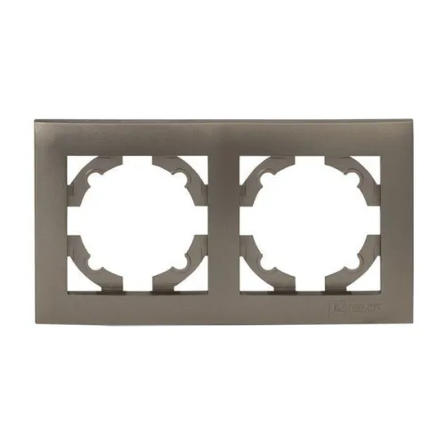 Рамка 2-м Валенсия кашемир EKF EWM-G-302-40 фото 3