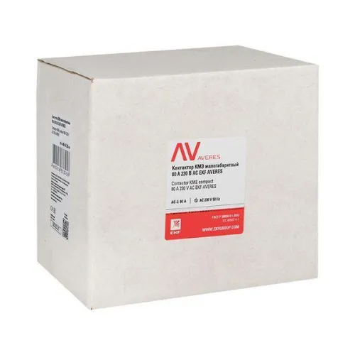Контактор КМЭ 80А кат. 400В AC AVERES EKF ctr-s-80-00-400-av фото 2