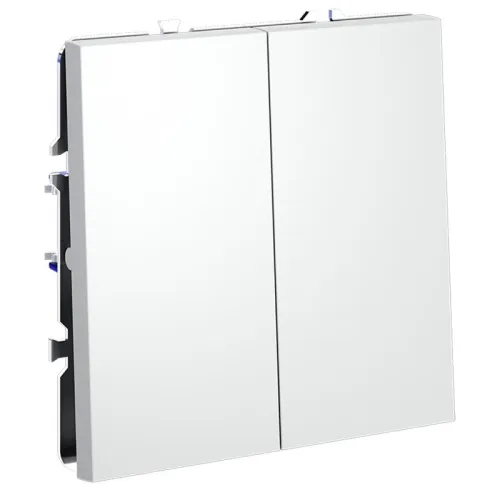 Переключатель проходной 2-кл. СП S70 10А механизм бел. матов. Voltum VLS020302 фото 4