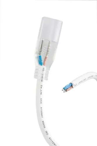 Коннектор с проводом для одностороннего неона 8х16мм Neon-Night 134-050 фото 4