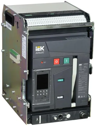 Выключатель автоматический воздушный 3п A 800А 66кА TD выдвижн. с комплектом аксессуаров ARMAT IEK AR-ACB-3VA-066-0800A-TDCF