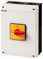 Выключатель нагрузки в корпусе 3п 100А P3-100/I5-RT красн. ручка EATON 207382
