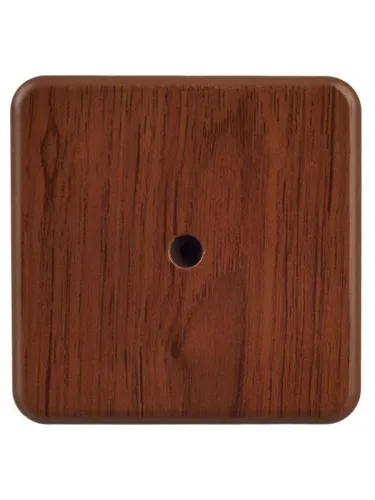 Коробка распаячная ОП 75х75х20 IP20 КМ41212-05 (6 клем. 6кв.мм) дуб IEK UKO10-075-075-020-K24 фото 2