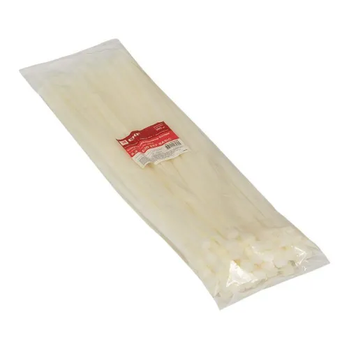 Хомут кабельный 8.2х500 нейл. бел. (уп.100шт) EKF plc-c-8.2x500 фото 2