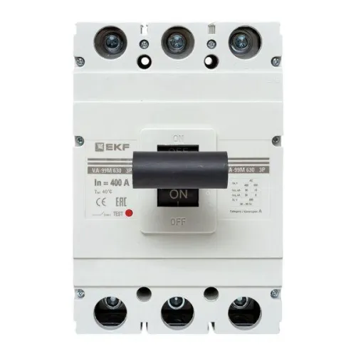 Выключатель автоматический 3п 630/400А 50кА ВА-99М PROxima EKF mccb99-630-400m фото 10