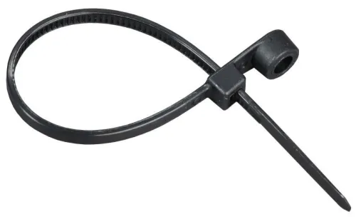 Хомут 2.5х110мм P6.6 с винтовым креплением черн. (уп.100шт) IEK UHH12-D025-110-100-K02 фото 2