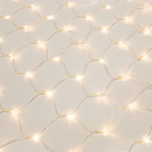 Гирлянда светодиодная "Сеть" 1.8х1.5м 180LED тепл. бел. 15Вт IP20 провод ПВХ прозр. Neon-Night 215-136 фото 8
