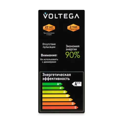 Лампа светодиодная Loft Led ST64 4Вт 3000К E27 Voltega 8512 фото 8
