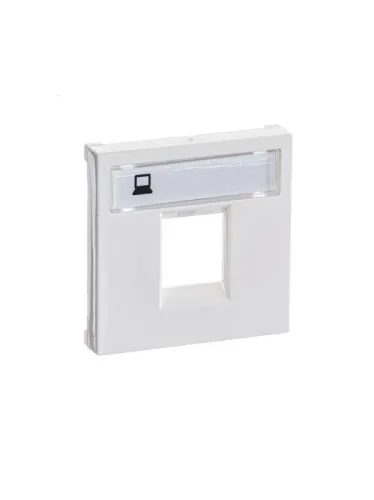 Накладка для 1-го суппорта/разъема типа 2017... и/или 2018... 2мод. Zenit бел. ABB 2CLA221810N1101 фото 2