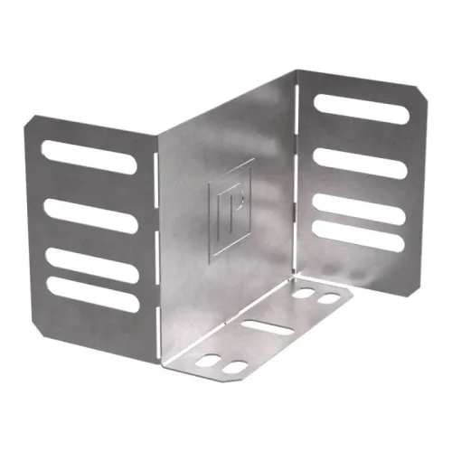 Переходник упрощенный горизонт. на 100мм Н100 0.7мм Промрукав PR16.1050