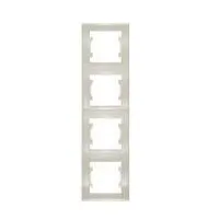 Рамка 4-м Бриллиант верт. сл. кость UNIVersal 7948714