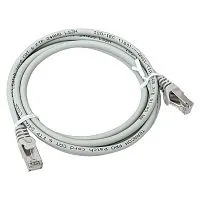 Патч-корд кат.6 экранированный FTP оболочка LSZH сер. (2.0м) TERACOM PRO EKF TRP-6FTP-LSH-2M-GY