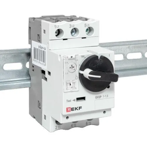 Выключатель автоматический для защиты двигателя GV2P 1-1.6А EKF gv2pm-1.6 фото 10