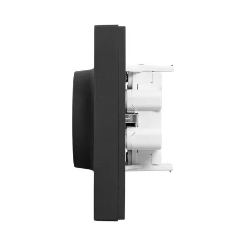 Розетка 2-м СП Эпика 16А с заземл. без защ. шторок с рамкой механизм черн. EKF UP1-SOB-210 фото 5