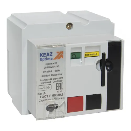 Привод двигательный OptiMat D100 D160 D250 230AC У3 КЭАЗ 247695 фото 2