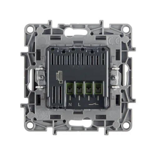 Выключатель карточный 1-кл. СП Etika 2А IP20 с выдержкой времени и подсветкой для гостиничных номеров механизм антрацит Leg 672693 фото 2