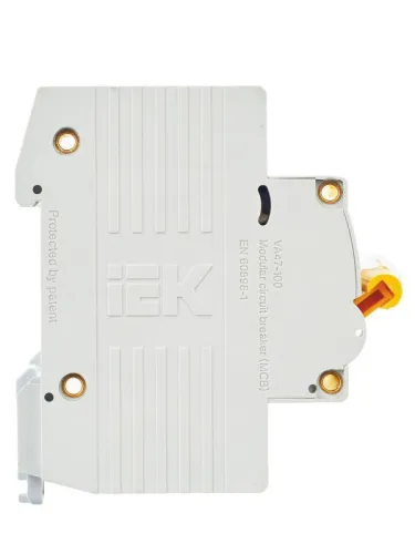 Выключатель автоматический модульный 3п D 40А 10кА ВА47-100 KARAT IEK MVA40-3-040-D фото 4