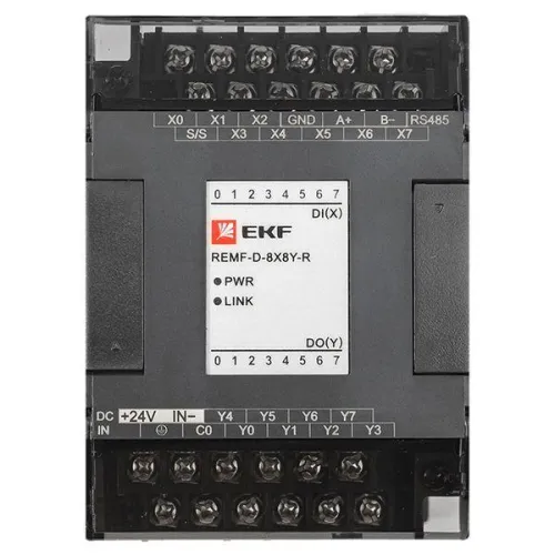 Модуль дискретного в/в REMF 8/8 PRO-Logic EKF REMF-D-8X8Y-R фото 4