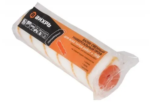 Валик сменный универсальный ПРОФ для всех типов работ и ЛКМ 250/48/8 Вихрь 73/3/1/17 фото 4