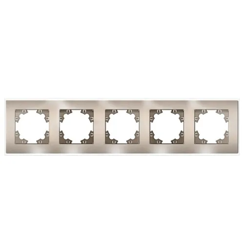 Рамка 5-м Афина стеклянная шампань UNIVersal 2282