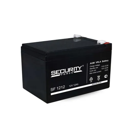Аккумулятор ОПС 12В 12А.ч SF 1212 Security Force 4614030010001