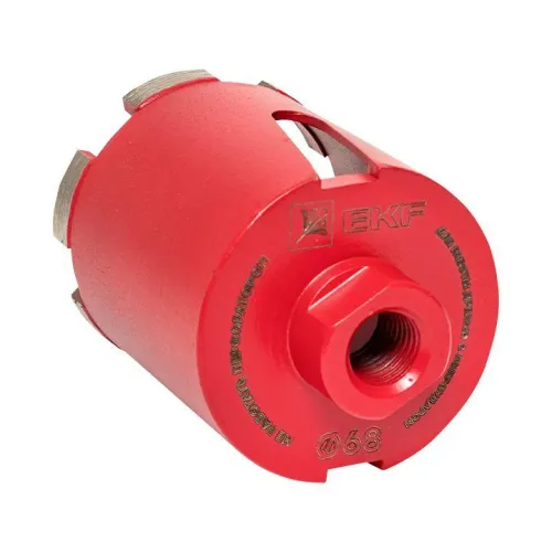 Коронка алмазная для дрелей с микроударом DCH-68MH Micro Hit Laser M16 Professional EKF dch-68-mh-m16 фото 3