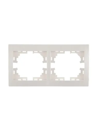 Рамка 2-м Mira горизонт. бел. LEZARD 701-0200-147