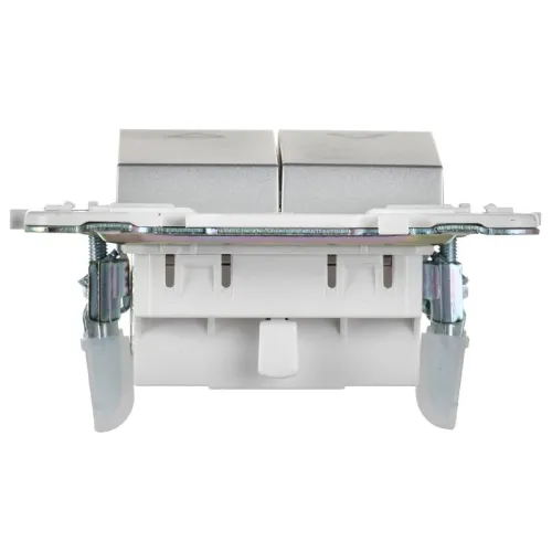 Выключатель жалюзи SKANDY 10А SK-V12S серебр. IEK SK-V15-0-10-K23 фото 4