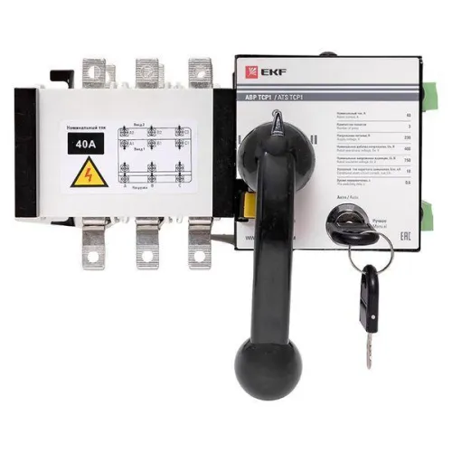 Устройство автоматического ввода резерва АВР 3п 40А 230В ТСР1 PROxima EKF ats-tsr1-40A-3p-pro фото 6