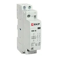 Контактор модульный КМ 16А 2NО (1 мод.) EKF km-1-16-20