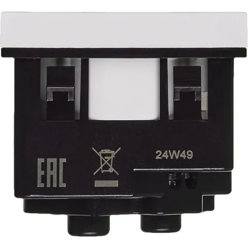 Розетка 2мод. 16А 250В 45град. с заземл. защ. шторки винт. зажимы бел. ИЭК Leg 4521052 фото 4