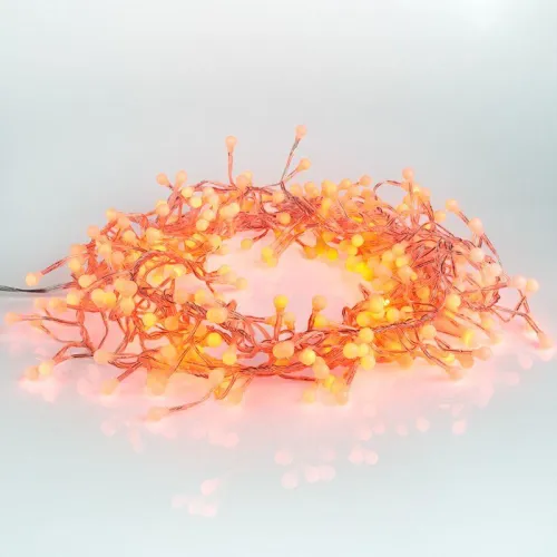 Гирлянда светодиодная "Мишура LED" 3м 288LED красн. 18Вт 220-240В IP20 провод ПВХ прозр. Neon-Night 303-602 фото 8