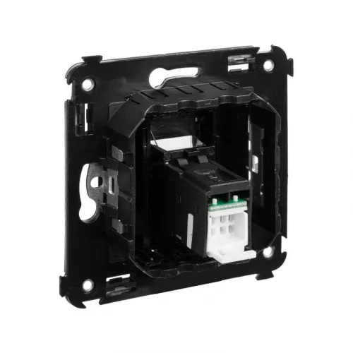 Розетка компьютерная 1-м СП Avanti "Черный матовый" RJ45 кат.5E DKC 4412463 фото 4