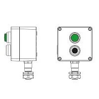 Пост управления взрывозащ. из алюм. CPE-A-12-(1xP1B(11)-1xLG(250))-1xKAEPM2MHK-20(C)1Ex d e IIC Т5 Gb / Ex tb IIIC T95град.CDb IP66 DKC 2201.121.22.120P