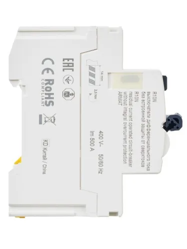 Выключатель дифференциального тока (УЗО) 4п 40А 300мА тип AC ВДТ R10N ARMAT IEK AR-R10N-4-040C300 фото 7