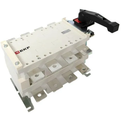 Рубильник-переключатель 4п 400А с рукояткой управления для прямой установки PowerSwitch EKF pscs-400-4 фото 6