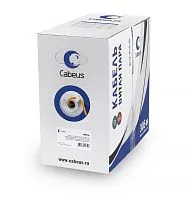 Кабель витая пара UTP (U/UTP) кат.5E 4 пары (0.48мм) 24 AWG ОЖ LSZH нг(А)-HF оранж. (уп.305м) Cabeus 10993c