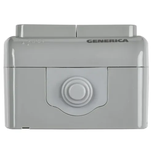 Выключатель 2-кл 1п ОП AQUATIC ВС-20-2-0-А 10А IP54 GENERICA EVA20-K03-10-54 фото 4