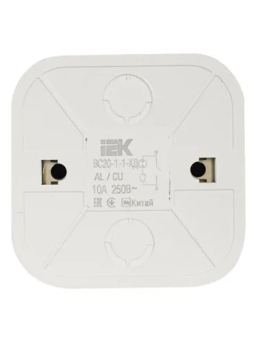 Выключатель 1-кл. ОП GLORY 10А ВС20-1-1-ХД с индикацией дуб IEK EVH11-K24-10 фото 5