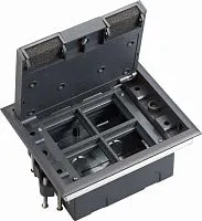 Люк MultiDesk MDK10 на 8мод. IP40 с монтажной коробкой для фальшпола SE MDK10108