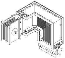 Секция Z-образ. прав. вниз 4000А Cu 3L+N+PER IP55 тран. IEK LB-4000C4-35-F-ZRD