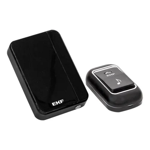 Звонок беспроводной 51 мелод. с индик. 4 уровня 230В в розетку черн. Classic EKF DBS-002B фото 2