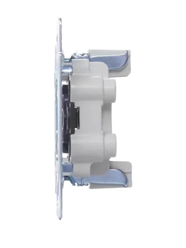 Розетка 2-м СП VESNA без заземл. ПБТ бел. LEZARD 742-0200-128B фото 7