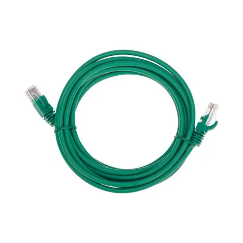 Патч-корд U/UTP CAT 5e RJ45-RJ45 26AWG LSZH зел. 3м Rexant 02-0106-3