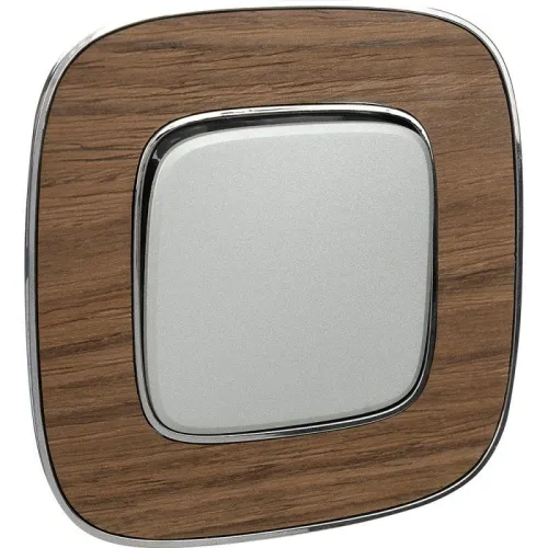 Выключатель 1-кл. СП Valena Allure 10А IP20 250В 10AX с лицев. панелью безвинтов. зажимы механизм алюм. Leg 752901 фото 4