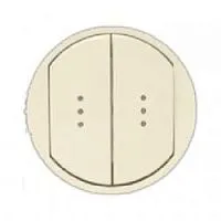 Панель лицевая Celiane для переключателя 2-кл. с инд. сл. кость Leg 066211